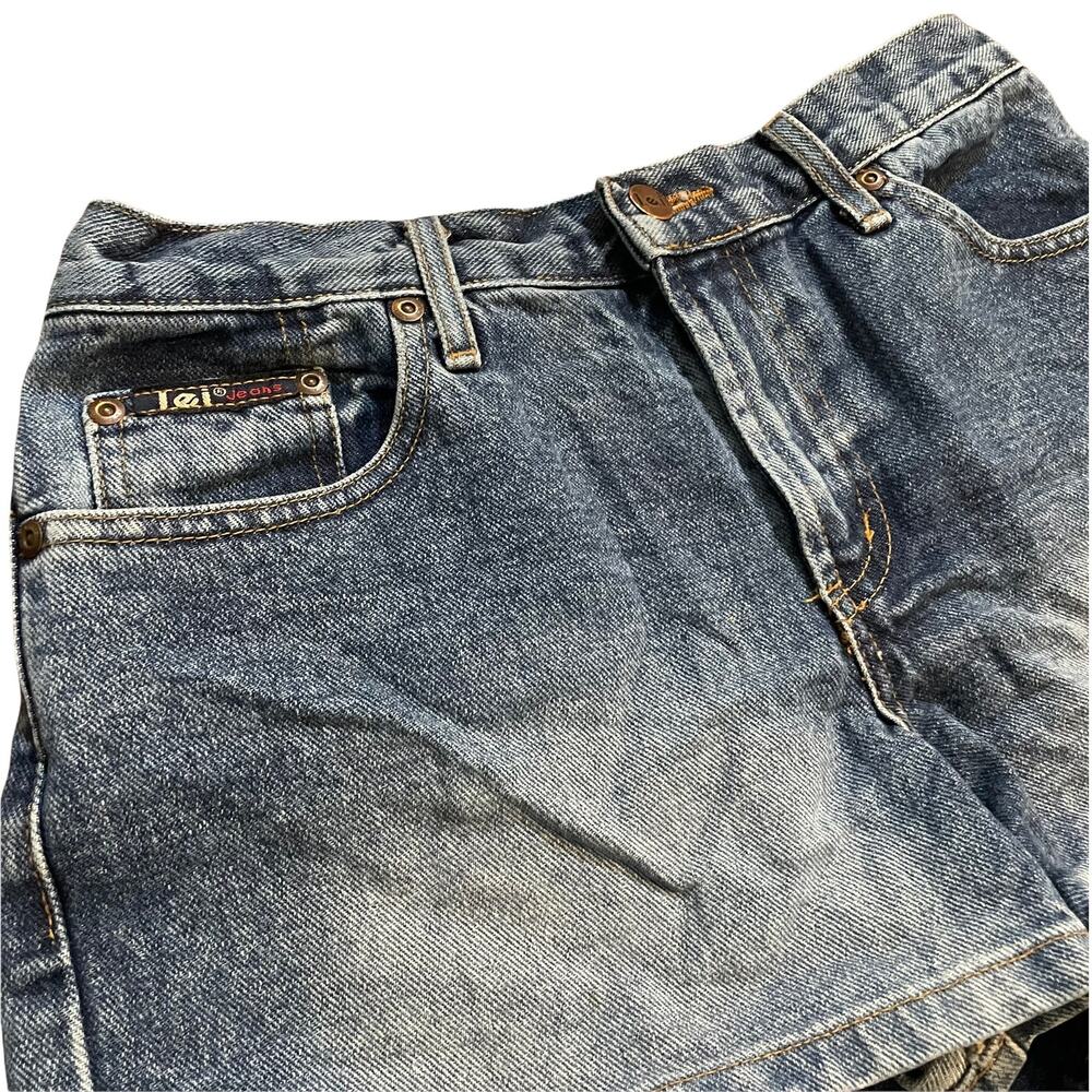 LEI Denim Shorts Size 7 - Picture 2 of 4